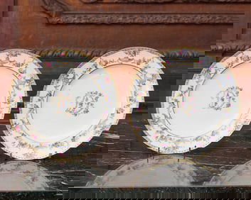 Two Sèvres Porcelain (Later Decorated Plates