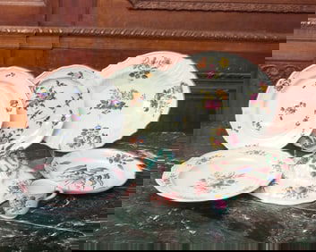 Group of French Faience Table Wares
