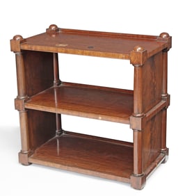 Victorian Mahogany Two-Tier Étagere