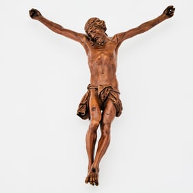 Fine South German Baroque Carved Boxwood Christo Vivo