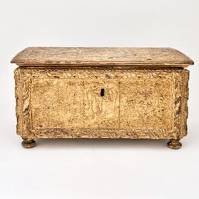 Italian Gilt Pastiglia Casket