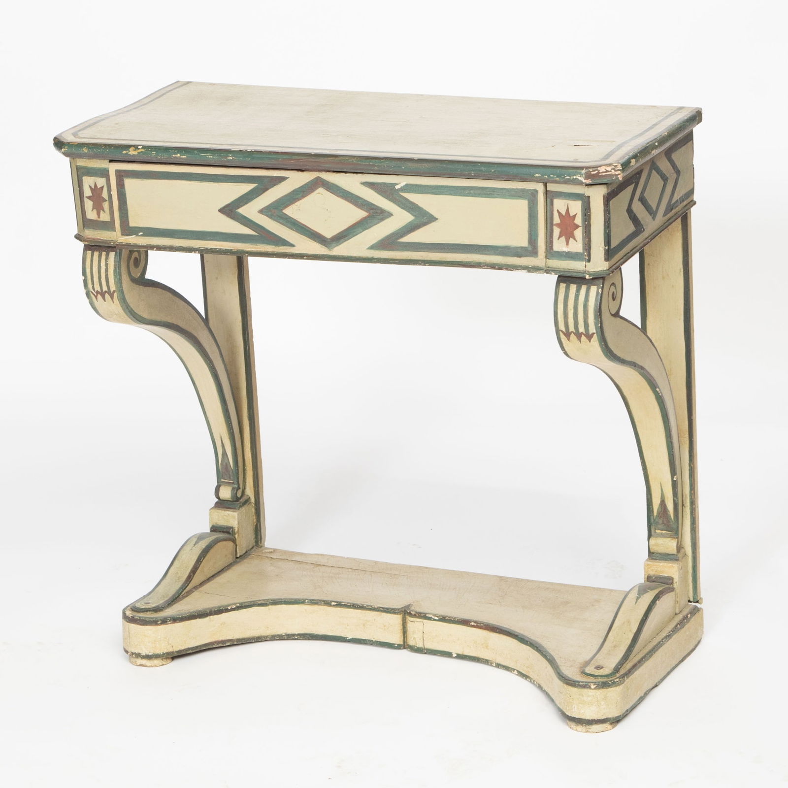 Neoclassical Painted Wood Console Table (1 of 5)