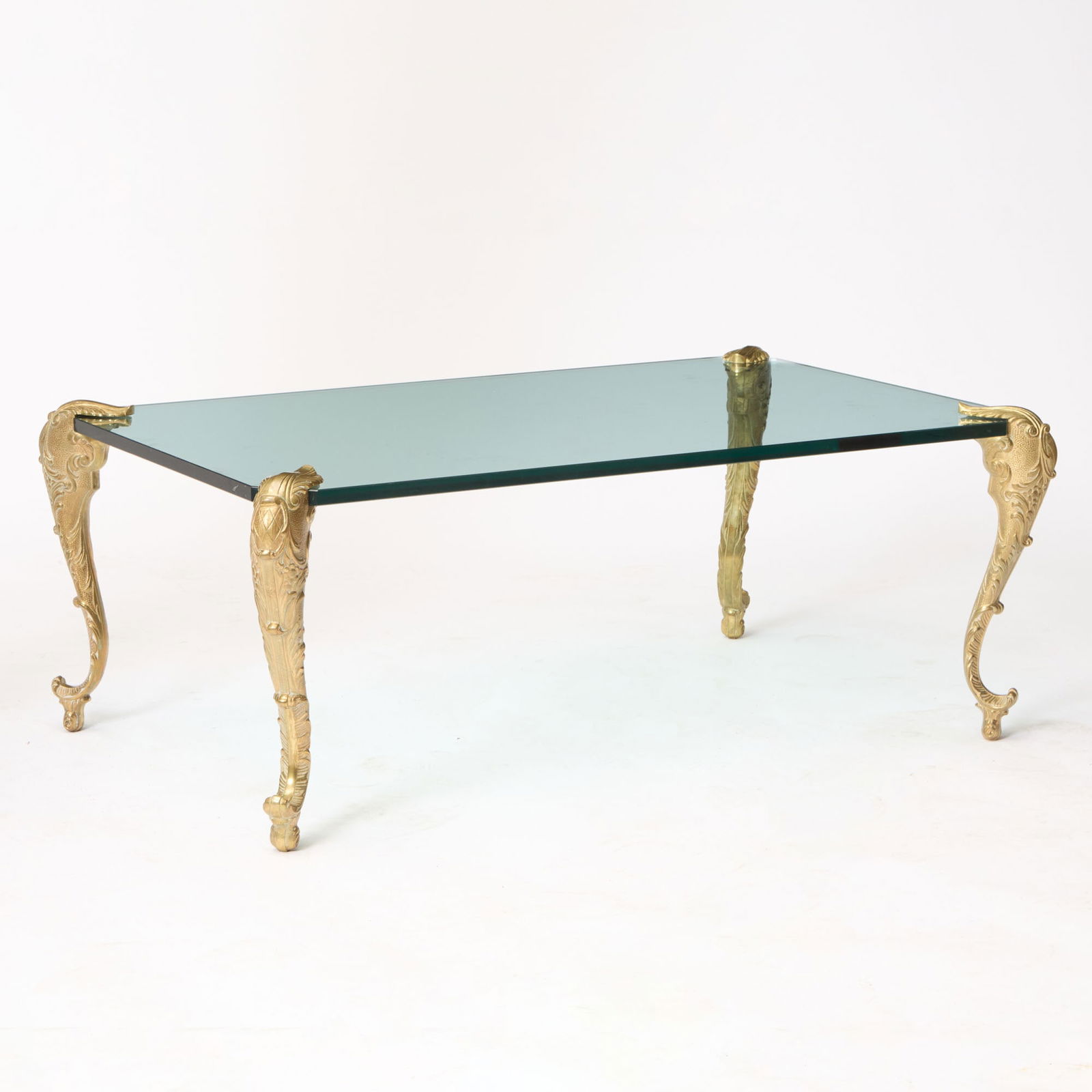 Gilt-Bronze Mounted Glass Low Table (1 of 5)