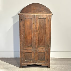 Brown-stained Pine Cupboard