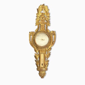 Louis XVI Gilt-Wood Barometer