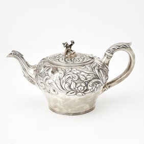 William IV Sterling Silver Teapot