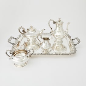 Victorian Sterling Silver Tea and Coffee Service