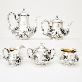 Gorham Sterling Silver Tea and Coffee Service