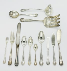 Gorham Sterling Silver "Lancaster" Pattern Part Flatware Service