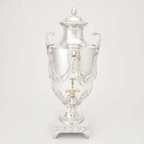 George V Sterling Silver Hot Water Urn