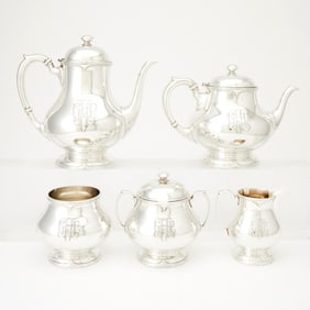 Frank W. Smith Sterling Silver Tea and Coffee Service