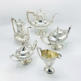 International Silver Co. Sterling Silver Tea and Coffee Service