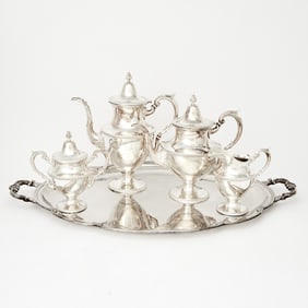 Fisher Sterling Silver Tea and Coffee Service