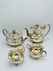 Elizabeth II Sterling Silver "Royal Prince" Pattern Tea and Coffee Service