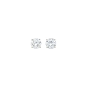 Pair of Diamond Stud Earrings