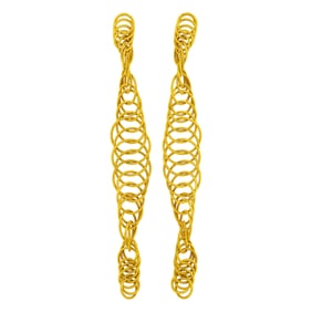 Gianmaria Buccellati Pair of Gold 'Hawaii' Pendant-Earclips