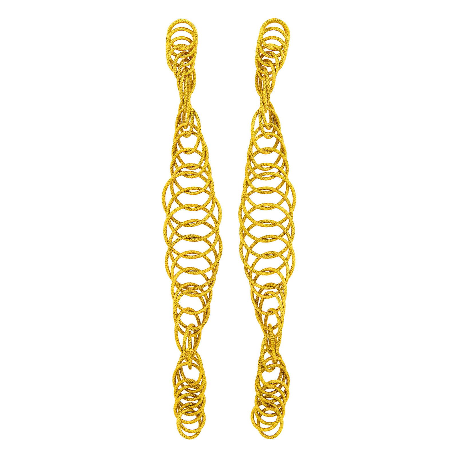 Gianmaria Buccellati Pair of Gold 'Hawaii' Pendant-Earclips (1 of 1)