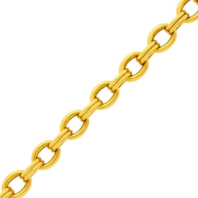 Tiffany & Co. Gold Oval Link Bracelet