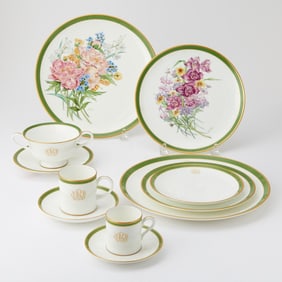 Boehm Porcelain Single Dinner Setting Designed for The First Lady of The United States of America