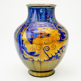 Pilkington Royal Lancastrian Pottery Vase Decoration attributed to Gordon Forsyth, early 20th