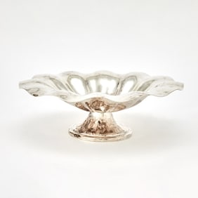 Mexican Sterling Silver Footed Center Bowl