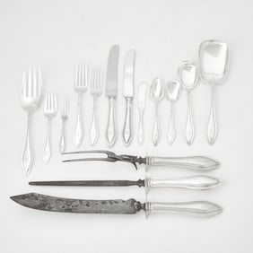 Towle Silversmiths Sterling Silver "Mary Chilton" Pattern Part Flatware Service