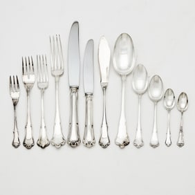 Italian Silver Flatware Service