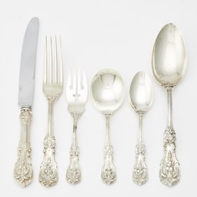 Reed & Barton Sterling Silver "Francis I" Pattern Flatware Service