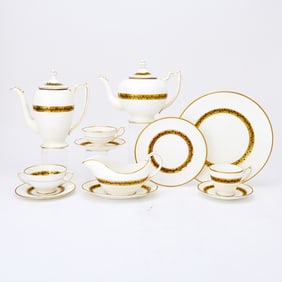 Coalport Porcelain "Citation" Pattern Part Dinner Service