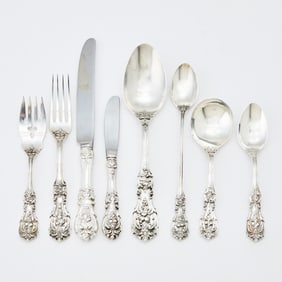 Reed & Barton Sterling Silver "Francis I" Pattern Flatware Service