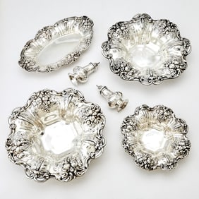 Group of Reed & Barton Sterling Silver "Francis I" Pattern Table Articles