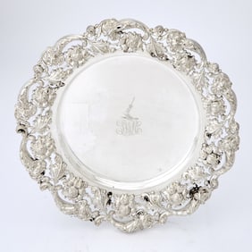 American Sterling Silver Tray Retailed by J.E. Caldwell, early 20th century