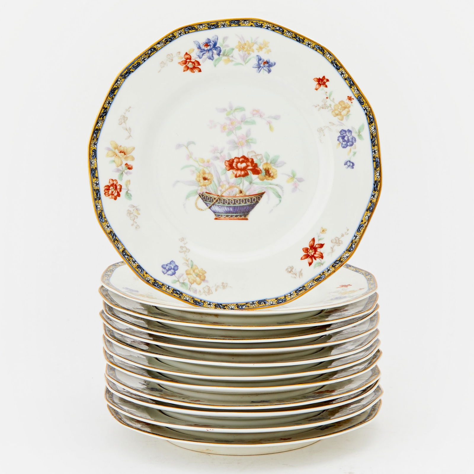 Set of Twelve Haviland Limoges Porcelain Plates (1 of 4)