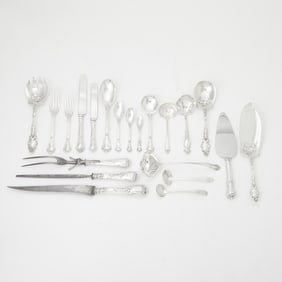 Gorham Sterling Silver "Chantilly" Pattern Part Flatware Service