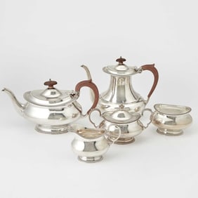 George V Sterling Silver Tea and Coffee Service