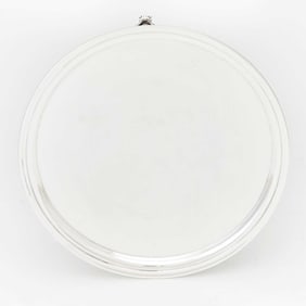 George VI Sterling Silver Salver Garrrard's, London, 1949