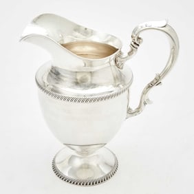 Fisher Silversmiths, Inc. Sterling Silver Footed Water Pitcher