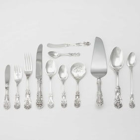 Reed & Barton Sterling Silver "Francis I" Pattern Flatware Service