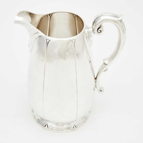 Dominick & Haff Sterling Silver Footed Water Pitcher