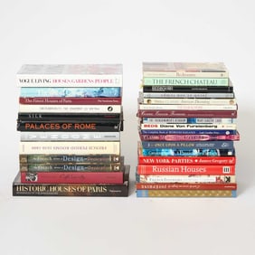 Group of Coffee Table and Reference Books on Interiors