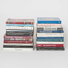 Group of Twenty-Four Interior Design and House Decorating Books
