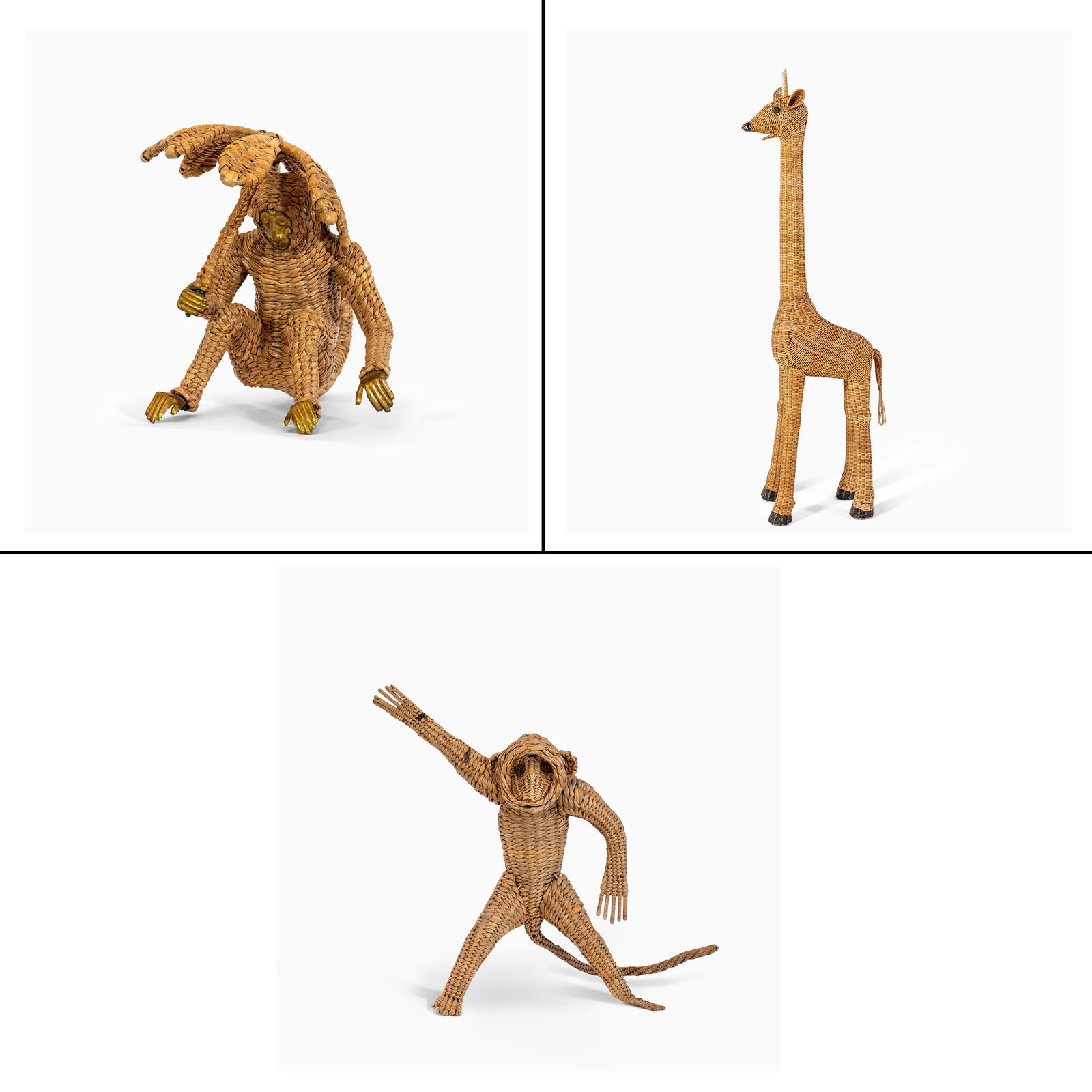 Group of Wicker Animals (1 of 8)