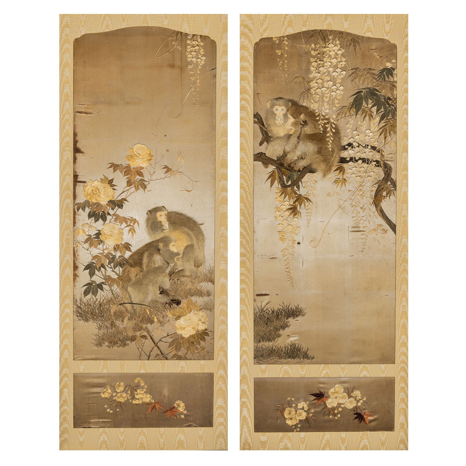 Pair of Chinese Silk Panels (1 of 5)