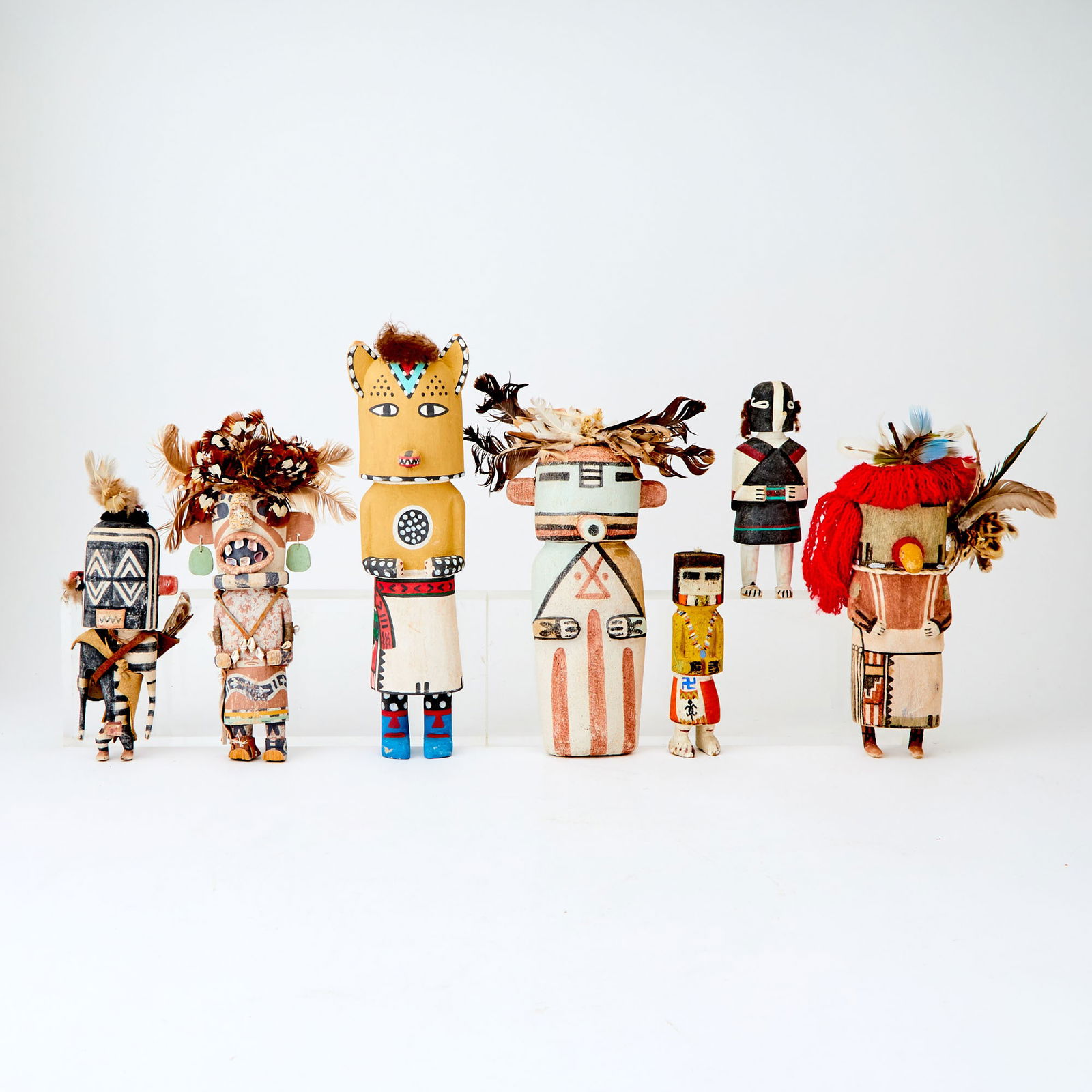 Group of Seven Pueblo Kachinas (1 of 5)