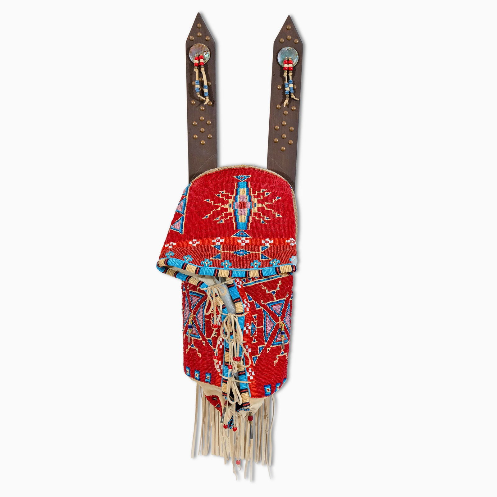 Native American Beadwork Cradleboard (1 of 1)