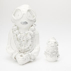 Two Hazy Mae Ceramic Cookie Jars