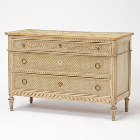 Louis XVI Provincial Style Painted Commode
