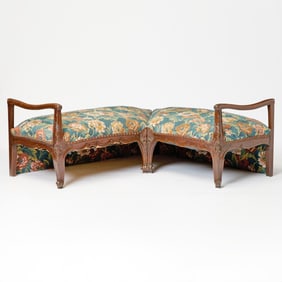 Louis XV Style Needlework Upholstered Banquet