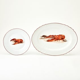 Richard Ginori Lobster Porcelain Service
