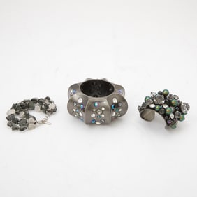 Group of Three Atelier Swarovski Bracelets